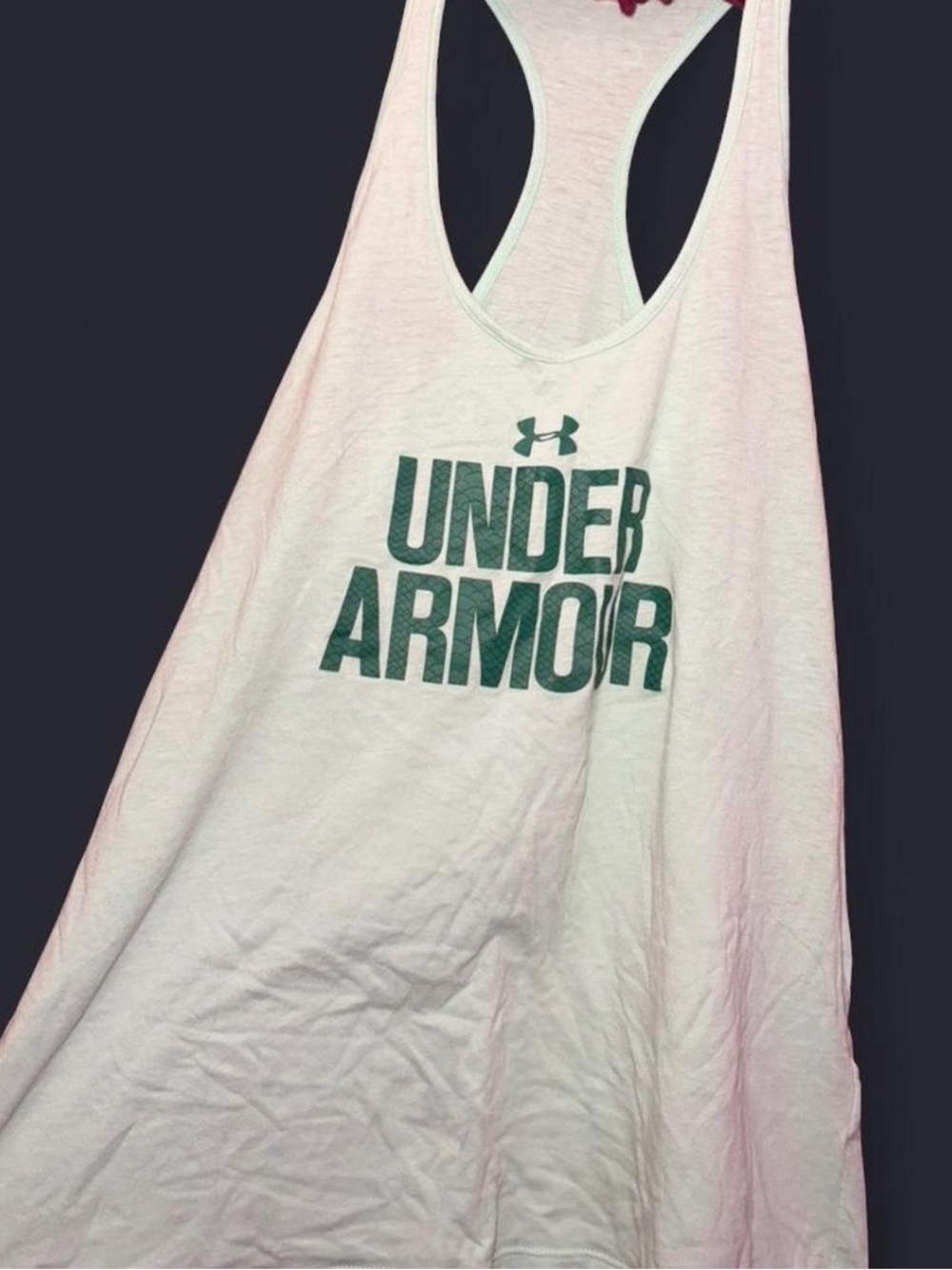 Under Armour Light Blue Tank Top with Teal Logo